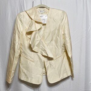 Neiman Marcus 100% Silk Women’s Jacket/blazer Ivory NWT Size 4